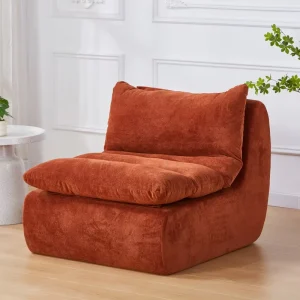 Soft Fabric Upholstery Space Saving Lounge Seating Sofa Compressed Sofa Boneless Couch for Living Room