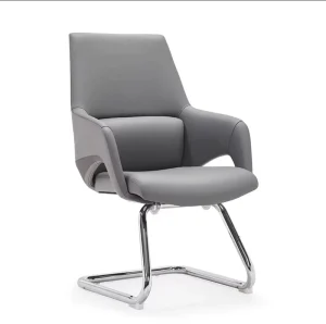 Solid Back Foldable PU Executive Chair for Boss CEO Modern Office Meeting Staff Chair