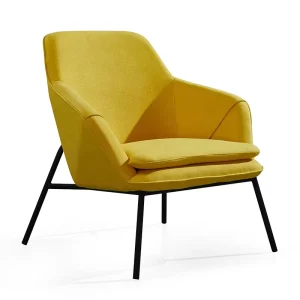 Solid Steel Frame Hotel Lobby Chair Furniture