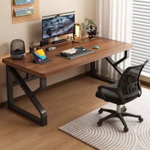 Solid Wood Adjustable Height Computer Desk Small Bedroom Learning and Writing E sports Friendly Long Office Desk