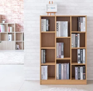 Solid Wood Bookshelf Elegant and Durable Bookcases for Home Office Use