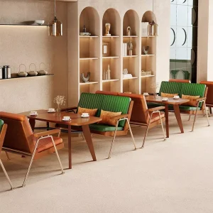 Solid Wood Chain Restaurant Furniture Caf Negotiation Table Chair Set Reception Lounge Area Milk Tea Shop Nordic Style Casual