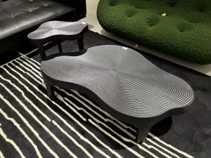 Solid Wood Coffee Table with Unique Shape Luxurious and High-End for Modern Living Room and Home Use
