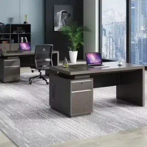 Solid Wood Desk Modern Office Furniture Boss Desk