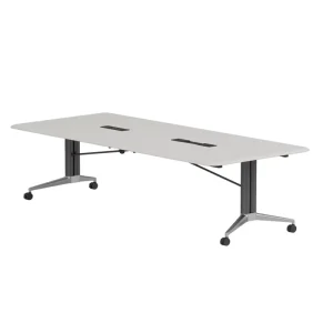 Solid Wood Eco Friendly Modern Adjustable Foldable Oblong Conference Table for Home Commercial Use Multi Functional Design