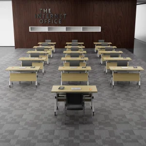 Solid Wood Modern Conference Table for Home Office and Commercial Use