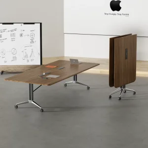 Solid Wood Modern Conference Table for Home and Office Use Adjustable Eco Friendly Commercial Furniture