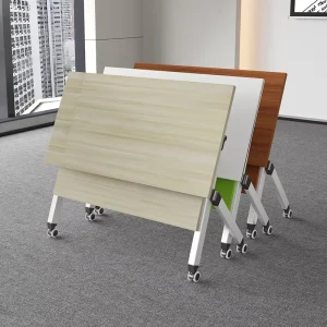 Solid Wood Modern Conference Table with Adjustable Steel Legs Eco Friendly Design for Conference Rooms Hotels Home Office Use