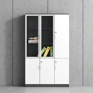 Solid Wood Modern Office Filing Cabinet with Lock for Commercial Use Hospital Hotel Outdoor and School Storage