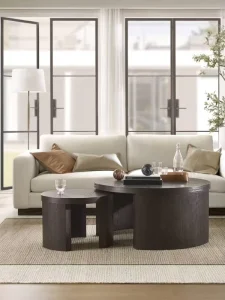 Solid Wood Nordic Coffee Table for Living Room Easy to Clean Home Furniture for Hotel & Apartment