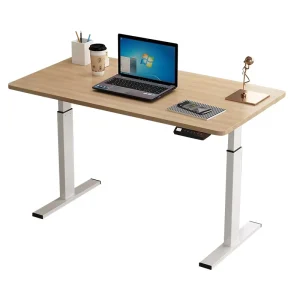 Solid Wood Smart Desk Computer Desk Electric Adjustable Table Legs Study Desk with Modern Style