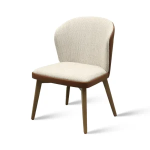 Solid Wood Upholstered Dining Chair Japanese Style Commercial Cafe Chair for Restaurant Hotel Cafe Home Use