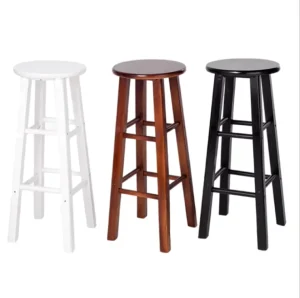 Solid Wood bar Chair Simple High Stool bar Chair bar Stool