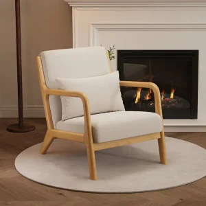 Solo Sofa One Seat PU Leather Square Sponge Filled Cooling Modern Design