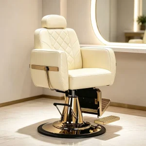 Sophisticated Hydraulic Styling Chair Adjustable Professional Salon Equipment Barbershop Styling Barber Chair