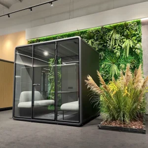Soundproof Office Workspace Cabin Telephone Booth For Music Acoustic Studio Meeting Pod Sound Insulation Pavilion
