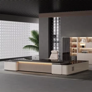 Source Factory Economical Office Furniture Creative Convertible Computer Aesthetic Table Executive Desk