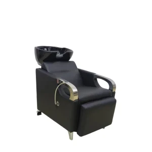 Spa Shampoo Bed Wash Basin Stainless Steel Barber Chairs Barbershop