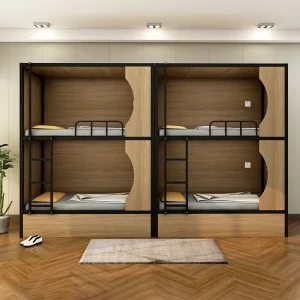 Space Capsule Hospital Hostel Bunk Beds Metal Traditional Design Commercial Use Sleeping Pod
