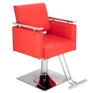 Special Barber Salon Chair Leather Base Footrest Hydraulic Pump 360 Degree Swivel Lifting Lining Vintage Scraping Hair Care