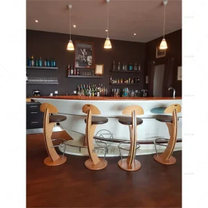 Special Design Bar Furniture Modern Home Bar Counter Boat Shape Bar Design for Home