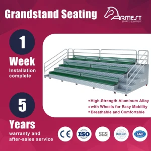 Sports Event Outdoor Used Aluminum Bleachers Grandstand Bench Seats Stadium Temporary Bleachers Aluminum Alloy Bleachers Seating