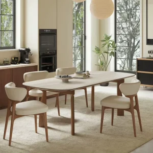Spot Product Modern Solid Wood Dining Room Restaurant Dining Table Set Dinner Table and Chair Restaurant Kitchen Furniture