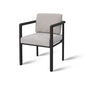 Square Frame Modern Wooden Dining Chair Upholstered Seat Chair for Coffee Shop Restaurant Hotel Use