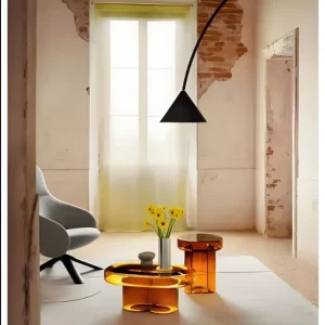 Square New Minimalist Light Luxury Modern Glass Coffee Table Home Furniture Living Room Small Apartment High Transparency Edge