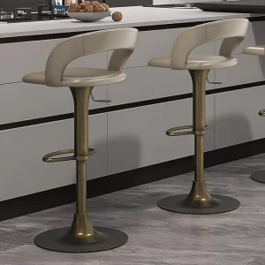 Stable Modern Leather Counter Bar Stool Vintage Outdoor Hotel Restaurant Dining Living Room Gym School Metal Fabric for Home Bar