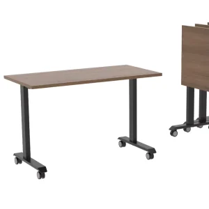 Stable Rolling Conference Table Corporate Learning Flip Top Nesting Table for Office