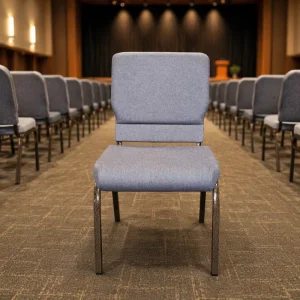 Stackable Banqueting Chairs Red Fabric Furniture Waiting Conference Church Chairs