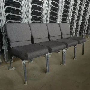 Stackable Church Chairs Interlocking Auditorium Padded Pastor Church Chairs High Quality Conference Chair