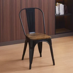 Stackable Industrial Metal Banquet Chair Durable Wedding Event Seating for Party Conference Use