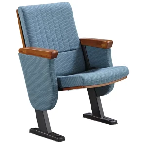 Stackable Metal Interlocking Padded Church Seats Eco Friendly School Gym Conference Event Theater Classroom