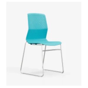 Stackable Modern Design OEM Color Available Steel Frame 1.2 mm Plastic Office Visitor Conference Training Chair