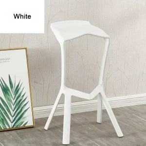 Stackable Nordic Unique Used Plastic Chair Miura Stool Plastic Bar Stool Chair for Sale