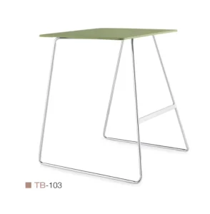 Stackable Training Desk Modern Metal Frame Table for School and Training Room
