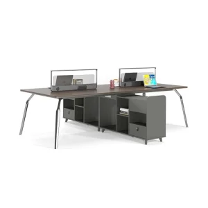Staff Desk Financial Staff Workstation Combination 2 Person 4 Person Face To Face Simple Modern Wood Computer Table