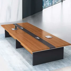 Staff Training Table Large Conference Table Rectangular Negotiation Training Office Desk and Chair Combination