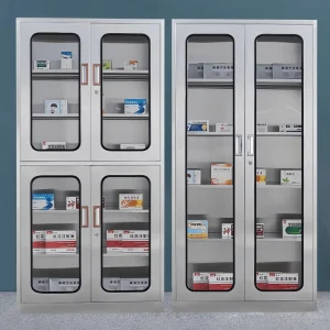 Stainless Steel 201/304 Modern Multi functional Cabinet Pharmacy Clinic Hospital & Office Document Storage