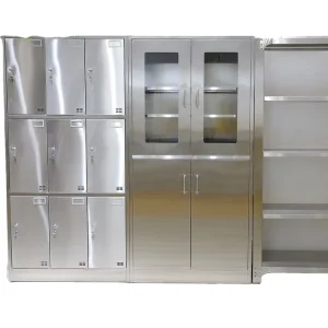 Stainless Steel 304 Laboratory Furniture for Chemical Medical Storage Prep Room Cabinet