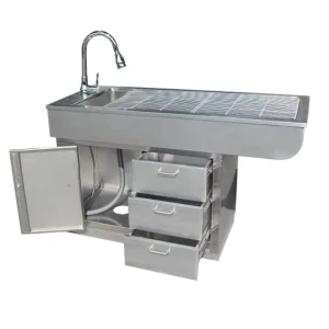 Stainless Steel Animal Surgery Table for Pet Hospital