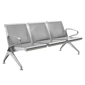 Stainless Steel Armrest Hospital Airport Waiting Chair Comfortable Steel Furniture for Patient Guest