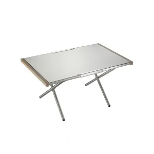 Stainless Steel BBQ Foldable Outdoor Camping Tables with Convenient Storage Anti-rust for Villa & Hotel Use
