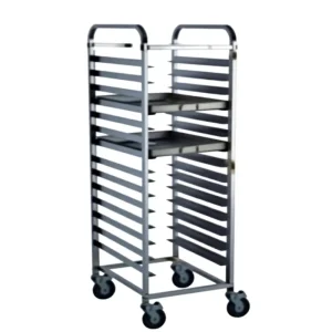 Stainless Steel Bakery Pans Trolley Rolling Rack Mobile Sheet Pan Cart for Restaurant Hotel Bakery