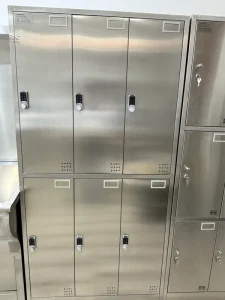 Stainless Steel Changing Cabinet with Password Lockers for Factory School Laboratory Modern Customizable Dressing Room Cabinet