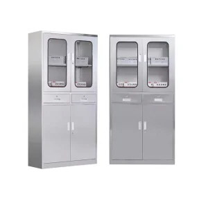Stainless Steel Commercial Durable Filing Cabinet for Hospital Clinic and Medical Device Storage