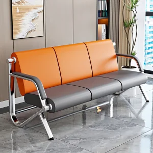 Stainless Steel Commercial Waiting Chairs Durable Eco Friendly Adjustable for Hospitals Airports Malls & Offices