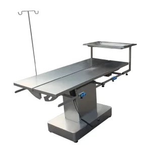 Stainless Steel Electric Animal Operating Table with Tray